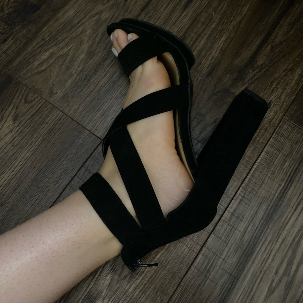 Black heels